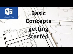 Basic concepts in Microsoft Visio, getting started guide