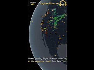 LIVE Flight Sim with AI Air Traffic Control | Vertical Stream | Full Multiplayer Support