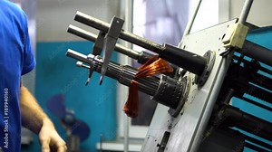 Shooting a man who threaded the wire into the detail using the mechanical device