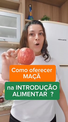 40K views · 390 reactions | Como oferecer maçã para o bebê de 6 meses na introdução alimentar! Precisa de ajuda com a introdução alimentar do seu bebê? Te convido conhecer o Guia passo a passo de como preparar e ofertar a comida do bebê que já ajudou centenas de mães! Link no perfil!#introducaoalimentar #Introduçãoalimentar #bebe #mae | EdilmaNutri | Facebook