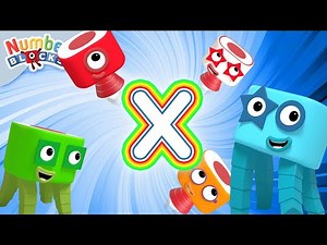 Number Magic Multiplication! 🔢✖️✨ | Learn to count with Maths Cartoons for kids | Numberblocks