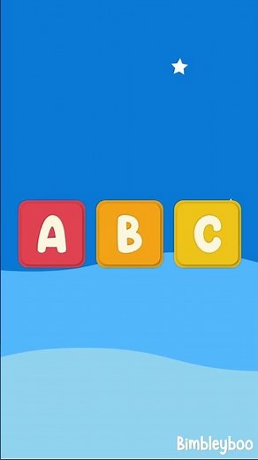 ABC Song with Colorful Cubes | Learn Lowercase Letters a to z | Bimbleyboo #kidssongs #shorts