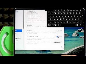 MacBook Air M4 – How to Enable On-Screen Keyboard