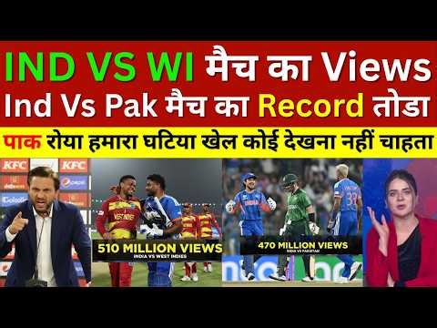 Shahid Afridi Crying India vs West Indies T20 Wc 2026 Breaks Ind Vs Pak T20 Wc Streaming Records