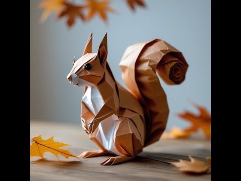 How to Make an Origami Squirrel – Easy Paper Folding Tutorial