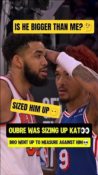 6'8 Oubre SIZING UP a 7 foot KAT😮