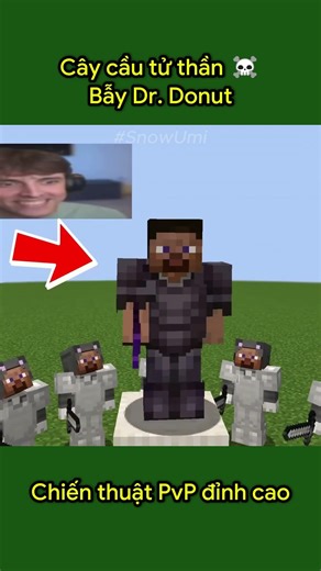 Bẫy DrDonut trong video của MrBeast 🔥#minecraft