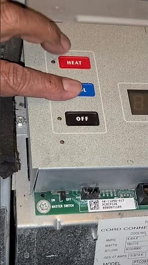 Hard Reset on a Amana PTAC