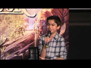The Jungle Book 2016 Hindi Trailer Launch | Neel Sethi's (Mowgli) Interview | Filmy Sansaar