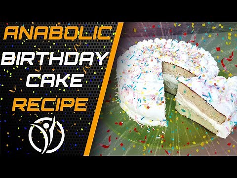 Anabolic Birthday Cake | High protein low calorie dessert recipe