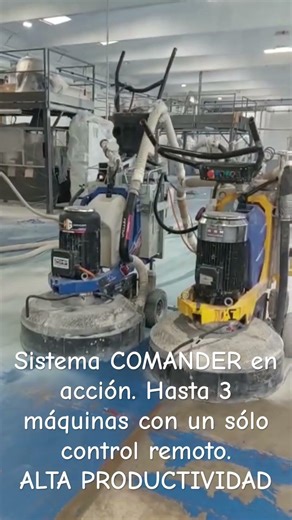 Sistema COMANDER HYPER GRINDER. Control remoto de varias máquinas por un solo operario.