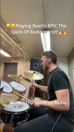Rush Spirit Of Radio - The HARDEST Neil Peart Intro?!