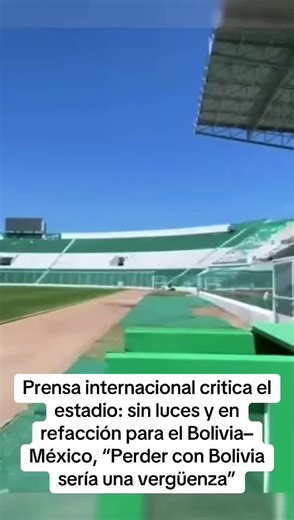Amistoso México-Bolivia: Fútbol a Oscuras