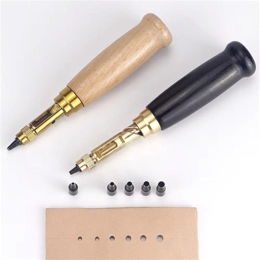 Screw Punch Tool Kit – 6 Interchangeable Tips (1.5–4mm) for Leather, Paper Crafts & Bookbinding - Etsy