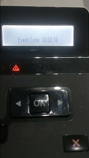 Xử lí máy in HP 404dn báo lỗi Event Code : 10.00.10 và memory missing on indicated