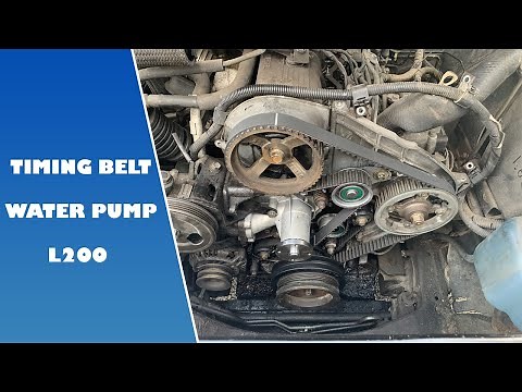 How To Change Timing Belt/Water Pump - L200 K74