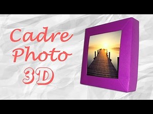 Origami : Cadre photo 3D - tutoriel