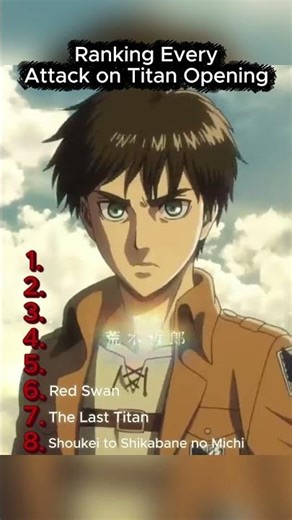 Every Attack on Titan Opening Ranked! ⚔️#AttackOnTitan #AOT #ShingekiNoKyojin