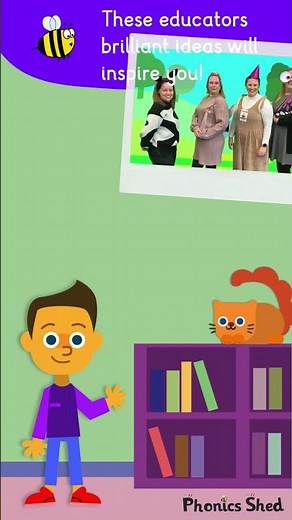 Dress Up as a Phonics Shed Character for a School Event