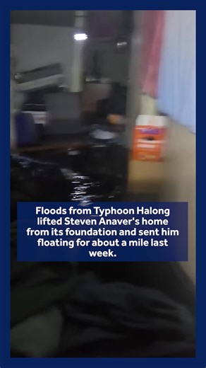 The remnant storms of Typhoon Halong tore into western Alaska, pulling Steven Anaver's home from its foundation and buoying it across choppy water — with him inside. Watch the footage he captured as his home floated for about a mile.http://www.wxii12.com/article/watch-video-of-home-floating-away-with-man-inside-alaska-storms/69111847 | WXII 12 NEWS