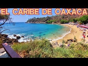 The ONLY CARIBBEAN BEACH in OAXACA in PUERTO ESCONDIDO