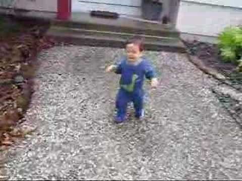 Baby crying in the Rain