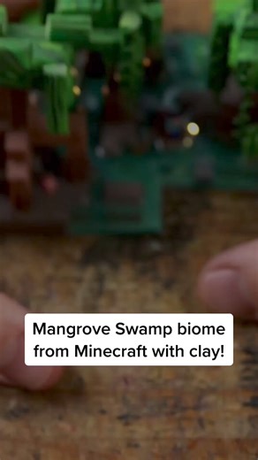 9.5K views · 236 reactions | The mangrove swamp biome! #minecrafters #minecraft #polymerclay | ClayClaim | Facebook
