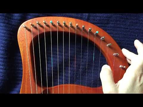 Lyre tutorial - Easy Scottish tune for 7 strings or more