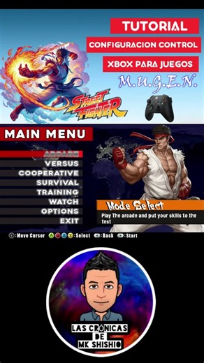 Tutorial de Configuración del Control Xbox para Mugen