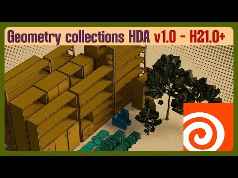 Geometry collection HDA v1.0 Houdini 21.0+ showcase