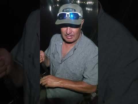 Fun night catfishing in Colorado with family