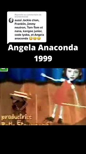 Répondre à @brianbertrand2 tu te souviens ? 😻 #animation #dessinanime #dessinanimé #angelaanaconda #angela #anaconda