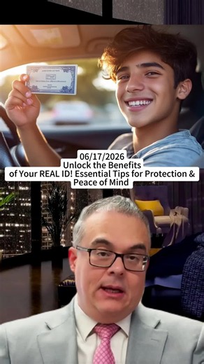 Unlock the Benefits of Your REAL ID! 🛂 Essential Tips for Protection & Peace of Mind #RealID #ImmigrationTips #StayInformed #LegalAdvice #fyp #viral #tiktok #pov #Prevención #fypシ #InformaciónLegal #AbogadoAlexGalvez #Documentos #storytime #ConsejosLegales #ConoceTusDerechos #foryou #story