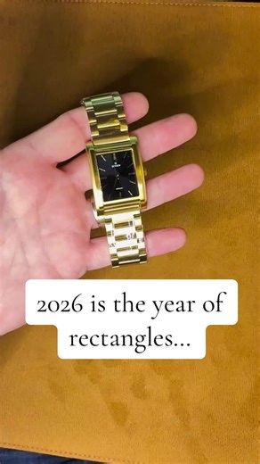 Round watches have dominated for decades, but 2026 may change that. Learn why rectangular watches are gaining serious momentum. #watches #sonerwatches #tankwatch