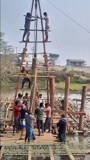 Driving Timber Piles: How Collective Labor Builds Stable Rural River Crossings