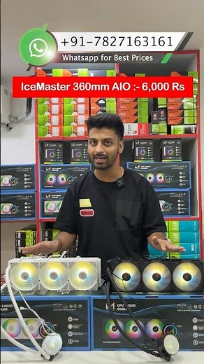 IceMaster Best Budget CPU Liquid Cooler for Intel & Ryzen Processors #shorts #cpucooler