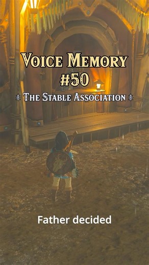 Voice Memory 50, The Stable Association, from the Breath of the Wild Switch 2 Edition.