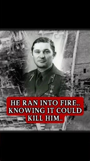 The firefighter who led his men into the fire #Chernobyl #TrueStory #DarkHistory #TrueCrimeShorts