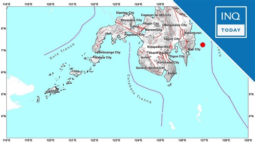 A magnitude 7.4 earthquake struck off the coast of Davao Oriental on Friday morning, Oct. 10. Read more: https://inqnews.net/DavaoEarthquake | INQUIRER.net