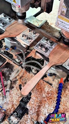 How Dual-Spindle CNC Routers Carve Wooden Spoons Double as Fast! 🥄🪵
