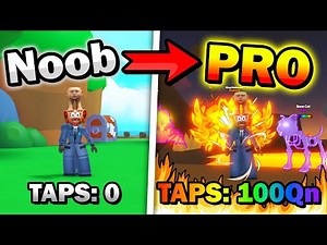 F2P NOOB to PRO TAPPER 😎 | Roblox Tap Simulator