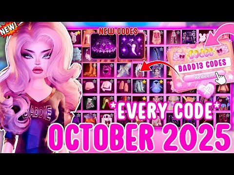 NEW CODES! ALL WORKING CODES IN DRESS TO IMPRESS OCTOBER 2025 | ROBLOX DTI HALLOWEEN UPDATE 🎃