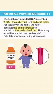 Metric Conversion Med Math Practice Question! ➗ To gain access to FREE SimpleNursing content, click here: https://simplenursing.com/free-trial/?utm_source=facebook | SimpleNursing