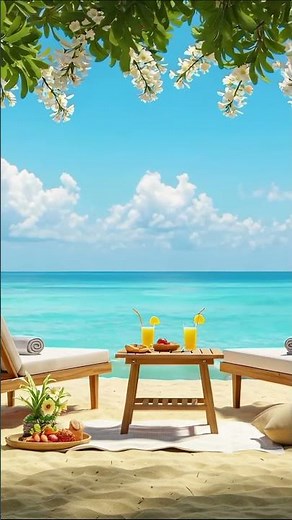 Tropical Beach Escape | Relaxing Ocean Vibes for Pure Serenity