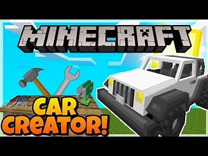 How to Make a WORKING CAR in Minecraft! (JEEP!) - Dynamic Car Creator Addon [Bedrock/MCPE]