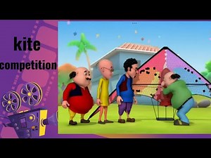 Cartoon motu patlu kite flying