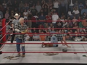 Dusty Rhodes takes on David Flair in the TNA Asylum. | TNA Wrestling