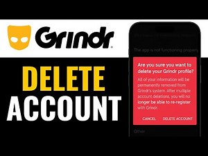 How To Delete Grindr Account 2025 | Permanently Delete A Grindr Account (Easy)