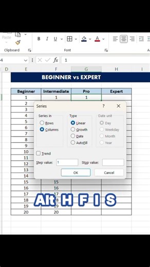The FASTEST Way to Fill Numbers in Excl 💯 #excel #trending #viral #exceltips #exceltricks #foryou
