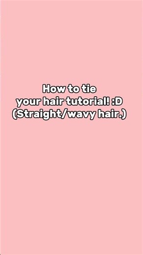 Tutorial: How to put your hair in a ponytail for complete beginners!!! :) ❤️ #hair #tutorial